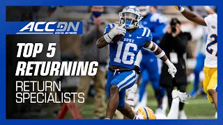 Top 5 Returning Return Specialists | ACC Football 2023