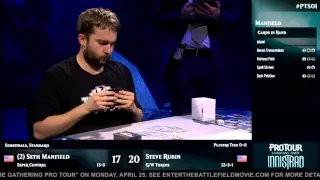 Pro Tour Shadows over Innistrad Semifinals: Steve Rubin vs. Seth Manfield