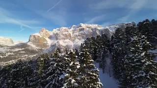 Dolomites 2024, Plan De Gralba, Grand Paradiso slope and Comici ski park