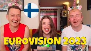 FINLAND EUROVISION 2023 SEMI FINAL 1 REACTION - Käärijä - Cha Cha Cha