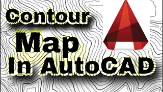 how to draw contour map in autocad