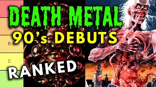 90s DEATH METAL Debut Records RANKED! | PART 1
