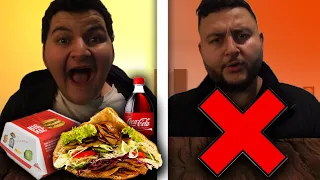 KEIN ESSEN ❌ VS ESSEN 🥙 CHALLENGE | Can Wick