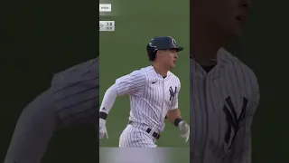 Yankees' Anthony Volpe hits his 1st career home run! | New York Post Sports #shorts