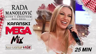 RADA MANOJLOVIC - KAFANSKI MEGA MIX 25MIN | UZIVO | (ORK.MARKA DJUKICA) | KAFANSKO VECE | 2023