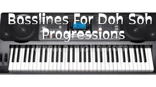 Piano Lessons: 4 Basslines For African Highlife Music (Doh Sor 1-5 Progressions)