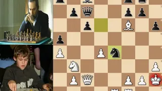 Magnus Carlsen vs Garry Kasparov(2004)
