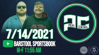 Barstool Sports Picks Central with Brandon Walker & Co. | Wednesday, July 14th, 2021