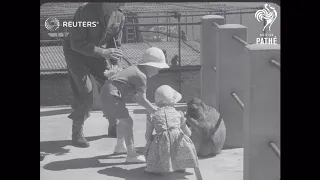 GIBRALTAR: ROYAL WELCOME FROM THE 'ROCK': (1954)