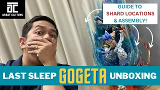 Last Sleep Gogeta 1/4 scale UNBOXING, Shard Locations Guide AND REVIEW! | Dragon Ball Super