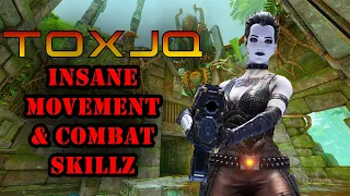 toxjq playing slash against cherra (Quake Champions duel awoken)