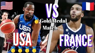 🇺🇸USA vs 🇫🇷FRANCE Mens Basketball FINALS🏆 II 🥇GOLD MEDAL MATCH II FULL HIGHLIGHTS ll Tokyo Olympics