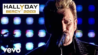 Johnny Hallyday - Le coeur en deux (Clip Officiel Bercy 2003)