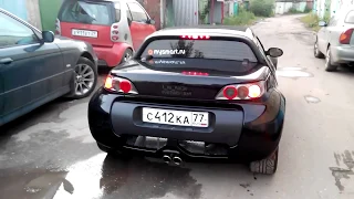 Exhaust sound smart roadster. Звук выхлопа смарт родстер