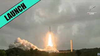 LAUNCH: James Webb Space Telescope Ariane 5 ECA+ Launch - 25th December 2021