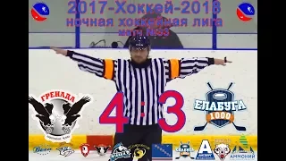 Матч №33 ГРЕНАДА-ЕЛАБУГА 4:3  (НХЛ 13-сезон 2018г.)