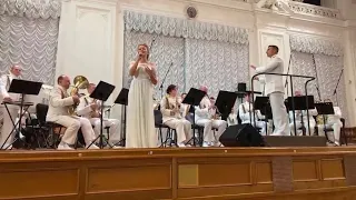 The Day of The Defenders of The Fatherland. Military Brass Orchestra. St Petersburg, Russia | Live