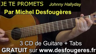 JE TE PROMETS  Johnny Hallyday -  Démo guitare pour mes élèves (et pour les autres ;o)