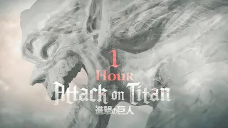 1 HOUR Attack on Titan FULL OPENING（Shinsei Kamattechan – My War）
