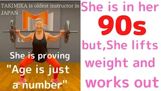 She is proving "Age is just a number"