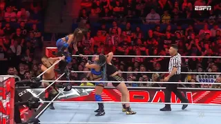 Ronda Rousey y Shayna Baszler Vs Katana Chance y Kayden Carter - WWE RAW 5 de Junio 2023 Español