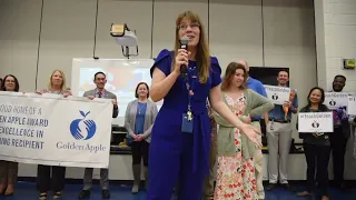 Big Hollow teacher wins Golden Apple award