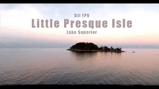 Flying Little Presque Isle with the DJI FPV Drone