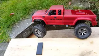 Fayee fy002 stock. Very capable little crawler