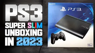 PS3 Super Slim Unboxing in 2023 — No Commentary
