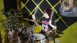 Bring Me The Horizon - Shadow Moses - Drum Cover Play Through by Nikodem Hodur Age 10