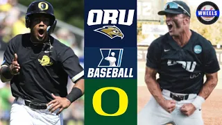 Oral Roberts vs Oregon (Game 3) | Winner to College World Series | 2023 College Baseball Highlights