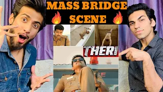 Theri Bridge Mass Interval Scene Reaction | Thalapathy Vijay | Theri | Boyzify Reactions