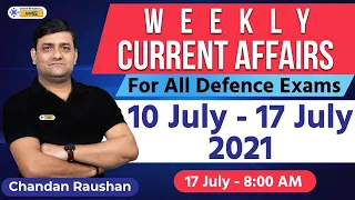 Current Affairs MCQ | Weekly Current Affairs July 2021 | 10-17 July 2021 | Online Benchers