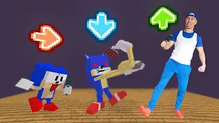 FNF Character Test  Gameplay VS Minecraft Animation  VS Sonic In Real Life