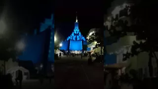 Templo LLDM en Hermosa Provincia de noche