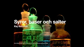 Syror, baser, försurning och pH skalan.