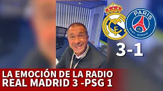 REAL MADRID 3 vs PSG 1 | La GESTA BLANCA se vivió así EN LA SER | DIARIO AS