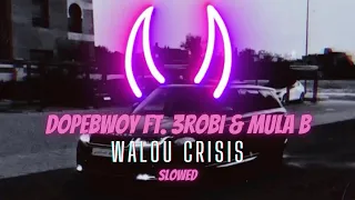 Dopebwoy ft. 3robi & Mula B (Prod. SRNO) - Walou Crisis (Slowed)