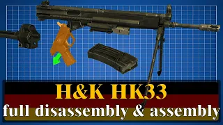 H&K HK33: full disassembly & assembly