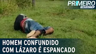 Homem é brutalmente agredido após ser confundido com Lázaro Barbosa | Primeiro Impacto (23/06/21)