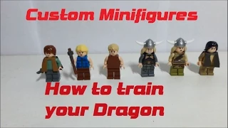 LEGO How To Train Your Dragon Custom Minifigs