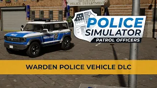 Police Simulator: Patrol Officers – Warden Police Vehicle Trailer