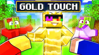 Sunny Has GOLD TOUCH In Minecraft!