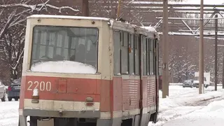 Днепропетровск, трамвайный вагон 71-605 (КТМ-5М3)