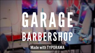 18 YEAR OLD GARAGE BARBER SHOP SETUP