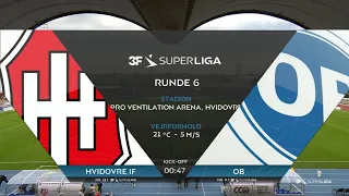 Hvidovre 1-5 Odense Full Match HD | Denmark Superliga 2023-2024 | Week 6