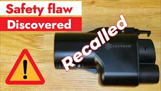 UPDATE!  Nearly 2,000 Lectron NACS-to-CCS charging adapters are being recalled due to a faulty latch