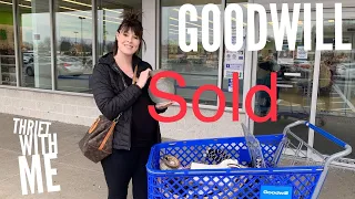 SOLD | Filled My GOODWILL Cart at the LAST MINUTE | Thrift With me for Ebay | Reselling