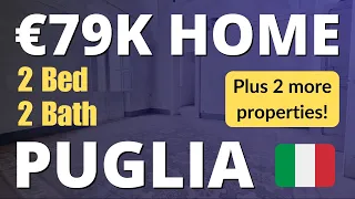 Cheap Homes In Italy - Puglia Near The Beach ⛱️