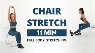 SEATED FULL BODY STRETCHING ROUTINE - Pain & Stress Relif